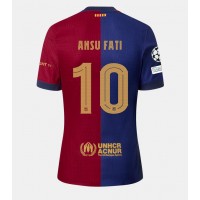 Barcelona Ansu Fati #10 Hemmatröja 2024-25 Kortärmad